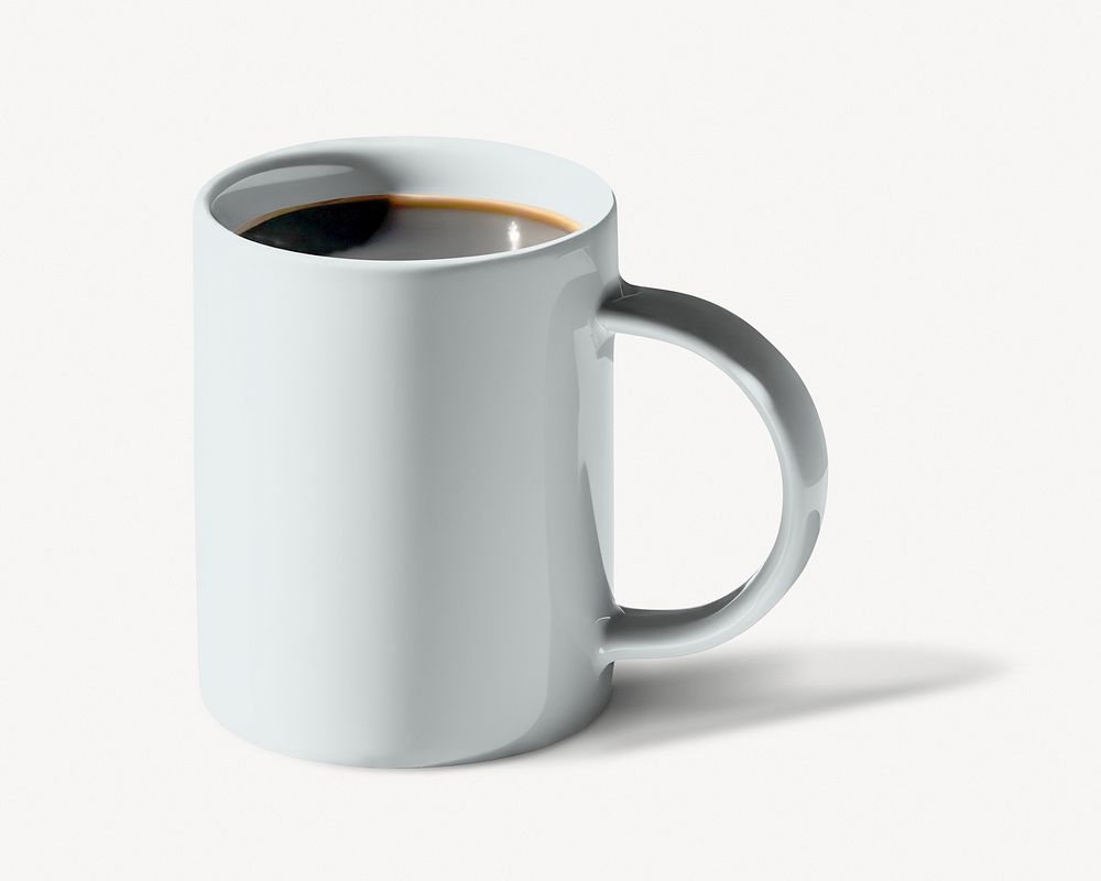 Coffee mug, isolated on white