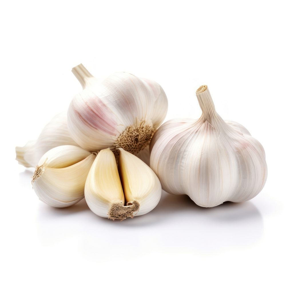 Garlic cloves food vegetable plant. AI generated Image by rawpixel.