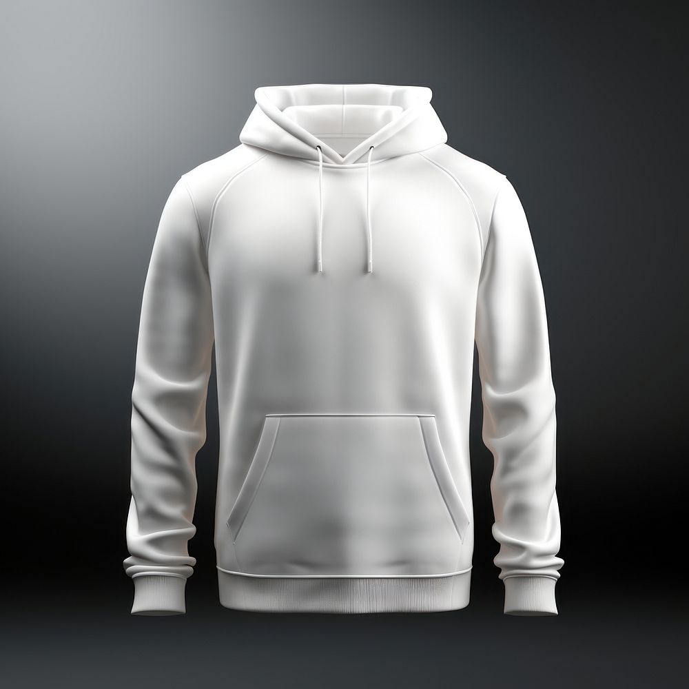 White hoodie mockup 3D rendering | Free Photo - rawpixel