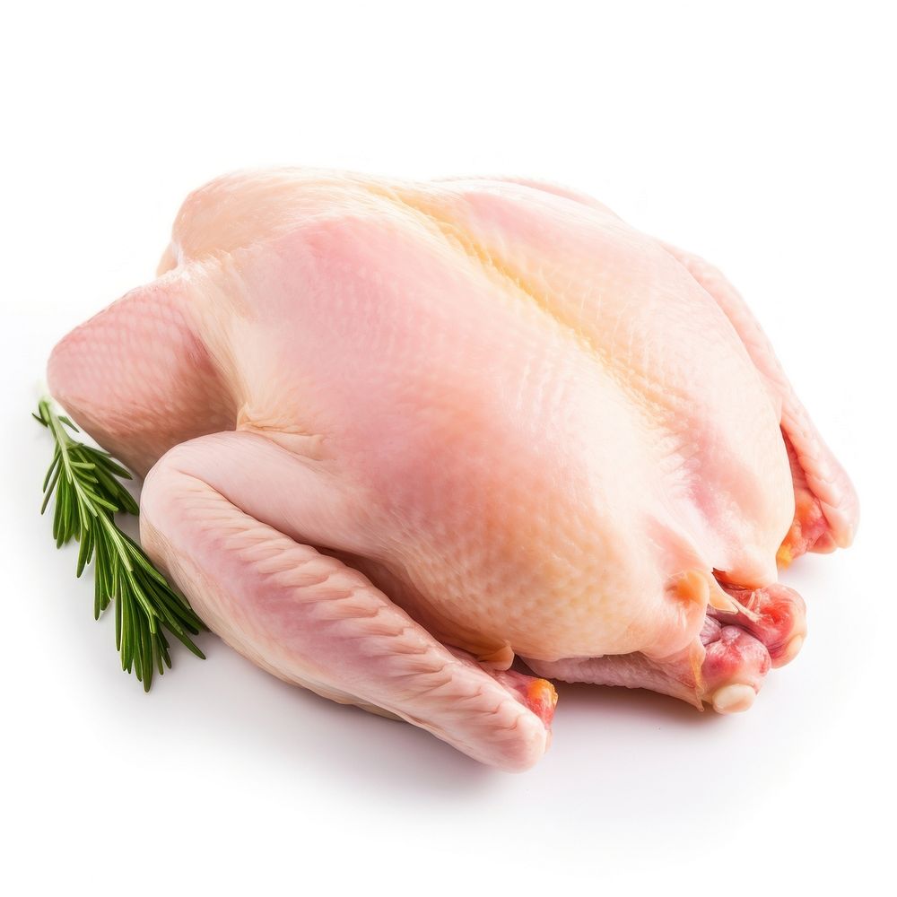 Whole raw chicken animal food bird. AI generated Image by rawpixel.
