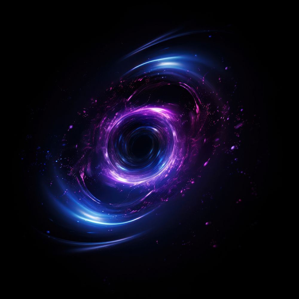 Blackhole technology astronomy universe. AI generated Image by rawpixel.