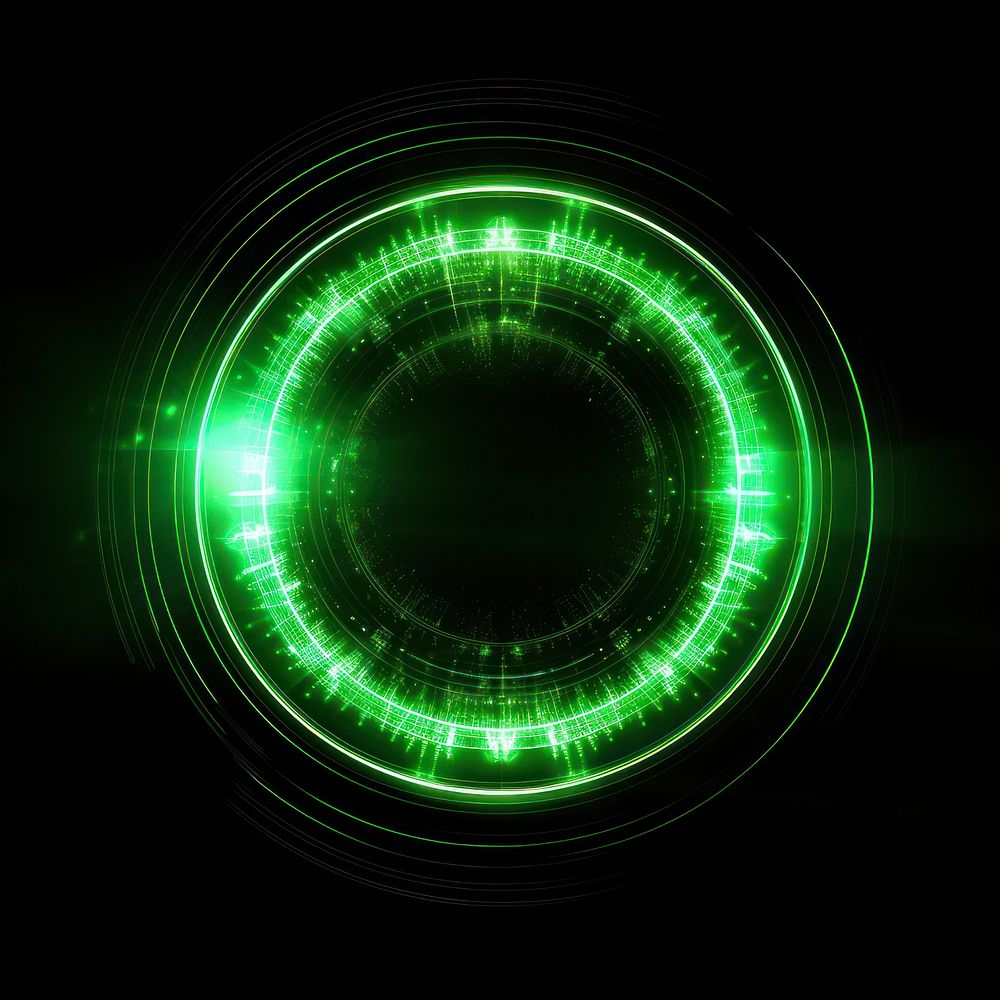 Circle light green backgrounds. AI generated Image by rawpixel.