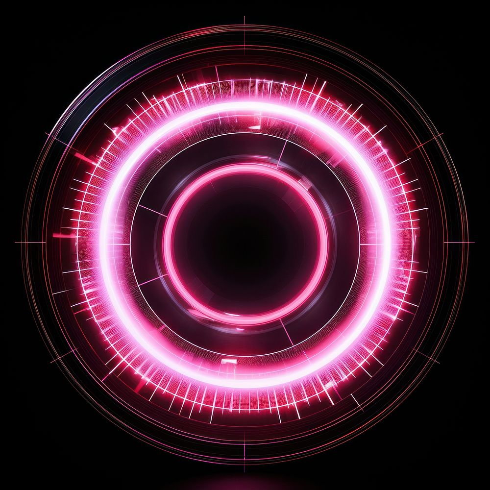 Circle shape light backgrounds technology. AI generated Image by rawpixel.