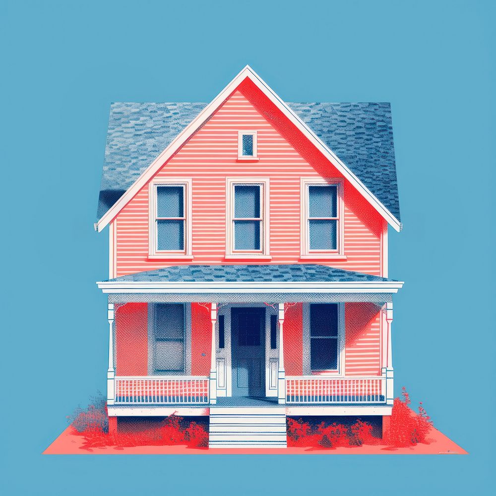 House architecture building cottage. AI generated Image by rawpixel.