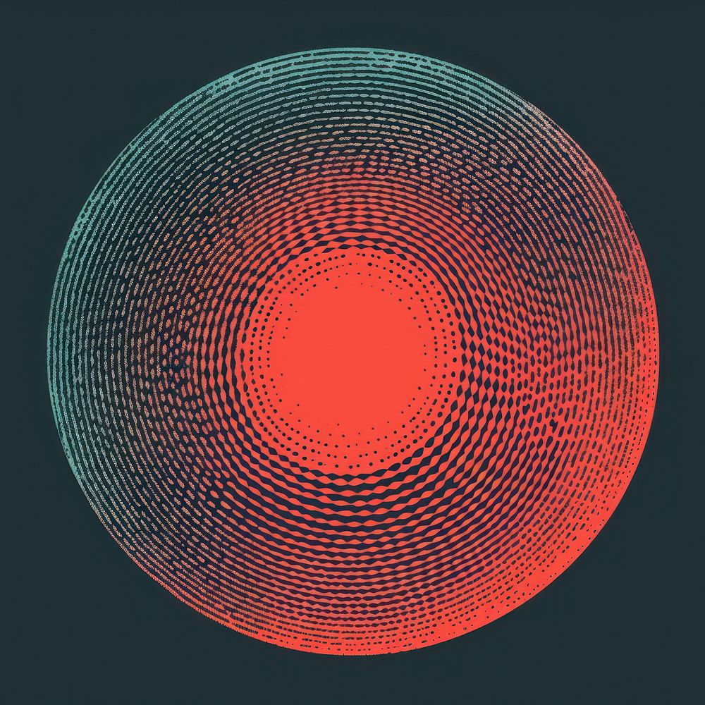 Circle backgrounds pattern sphere. AI generated Image by rawpixel.