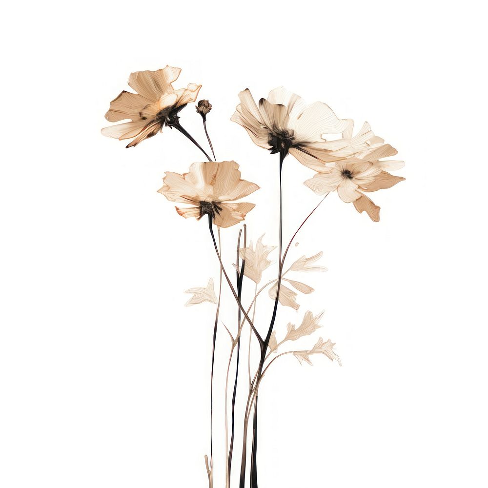 Flowers plant petal white. AI generated Image by rawpixel.