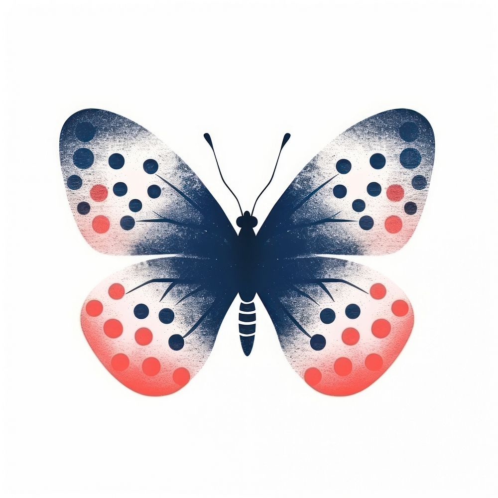Butterfly bold shape insect animal nature. AI generated Image by rawpixel.