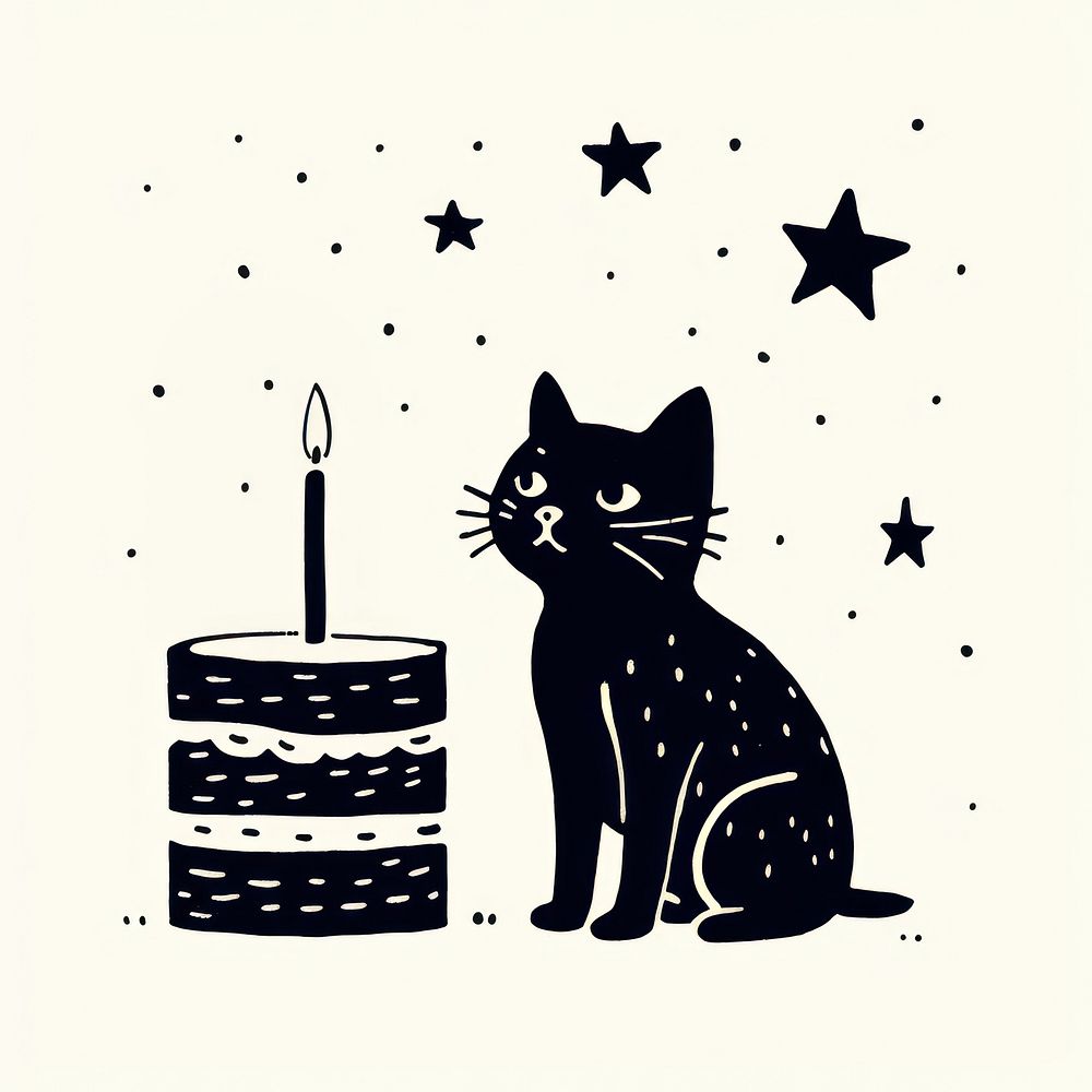 Birthday mammal candle pet. AI generated Image by rawpixel.