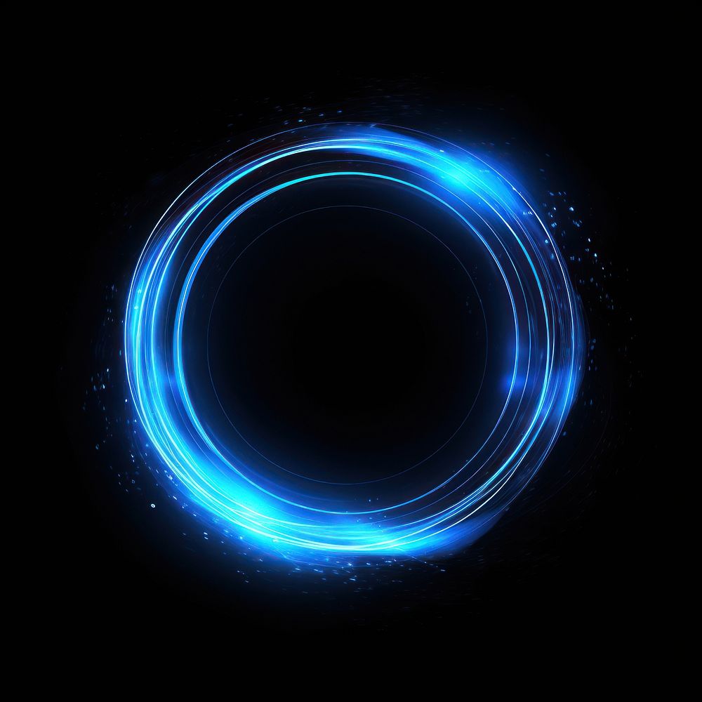 Circle abstract shape light technology pattern. AI generated Image by rawpixel.