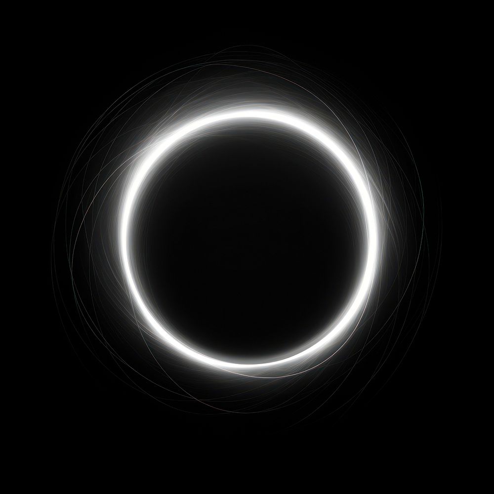 Circle abstract shape technology astronomy eclipse. AI generated Image by rawpixel.