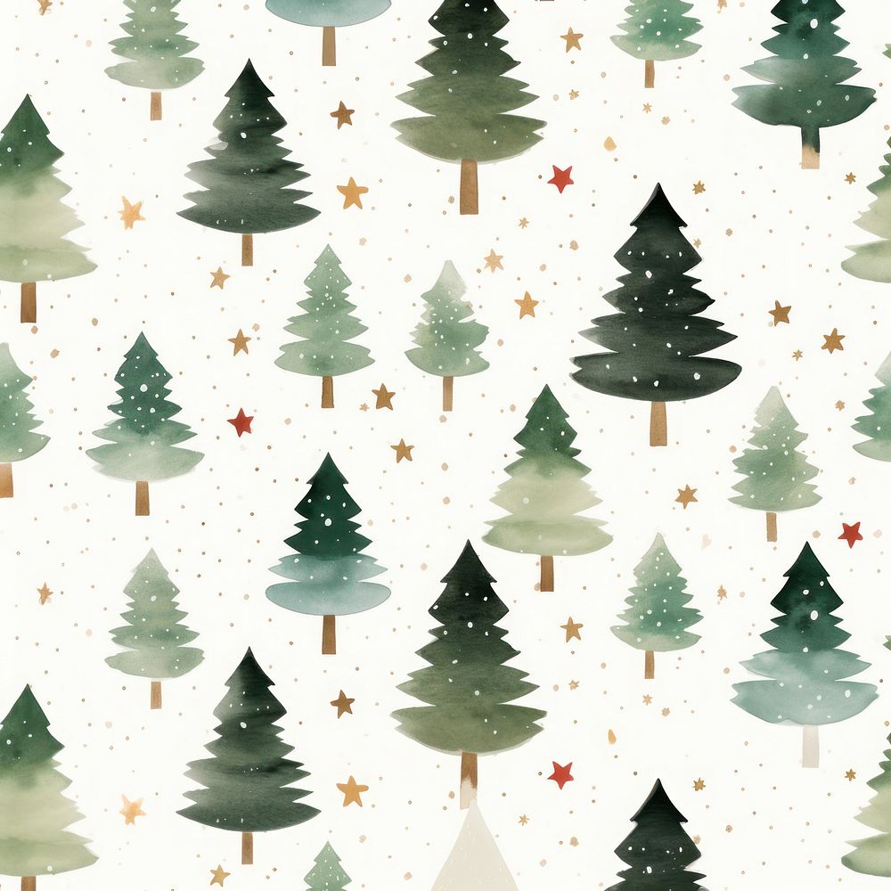 Christmas backgrounds pattern plant. AI generated Image by rawpixel.