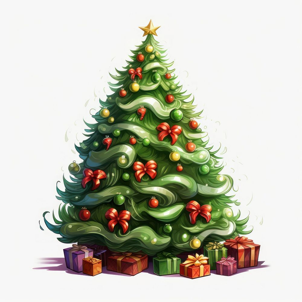 Cute christmas tree plant anticipation celebration. AI generated Image by rawpixel.