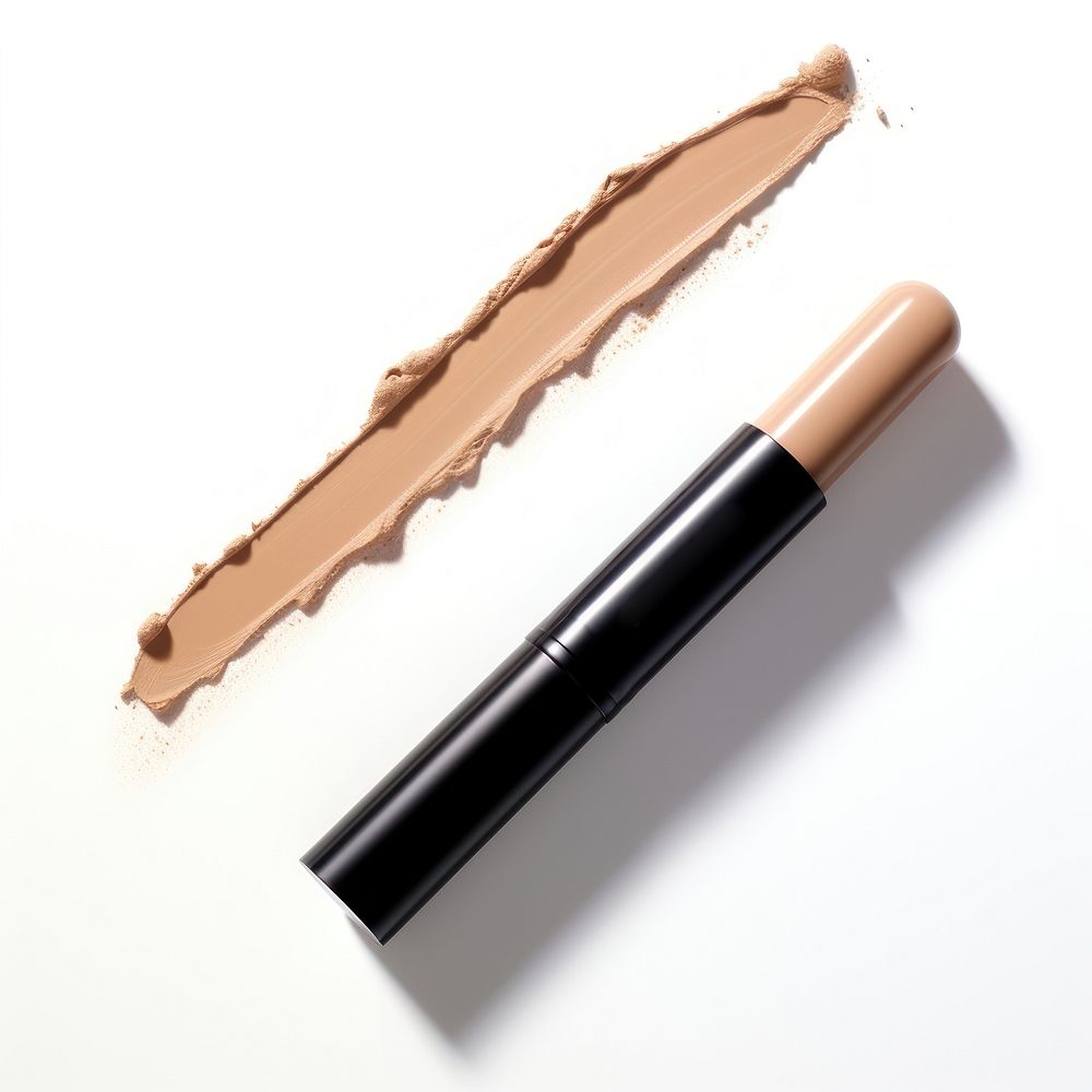 Contour stick cosmetics white background lipstick. AI generated Image by rawpixel.