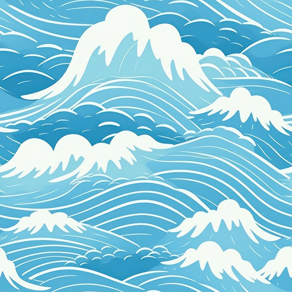 Summer wave pattern backgrounds outdoors. AI generated Image by rawpixel.