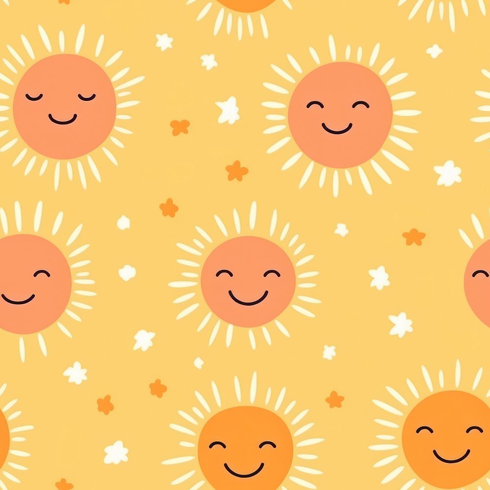 Sun pattern backgrounds face. AI generated Image by rawpixel.