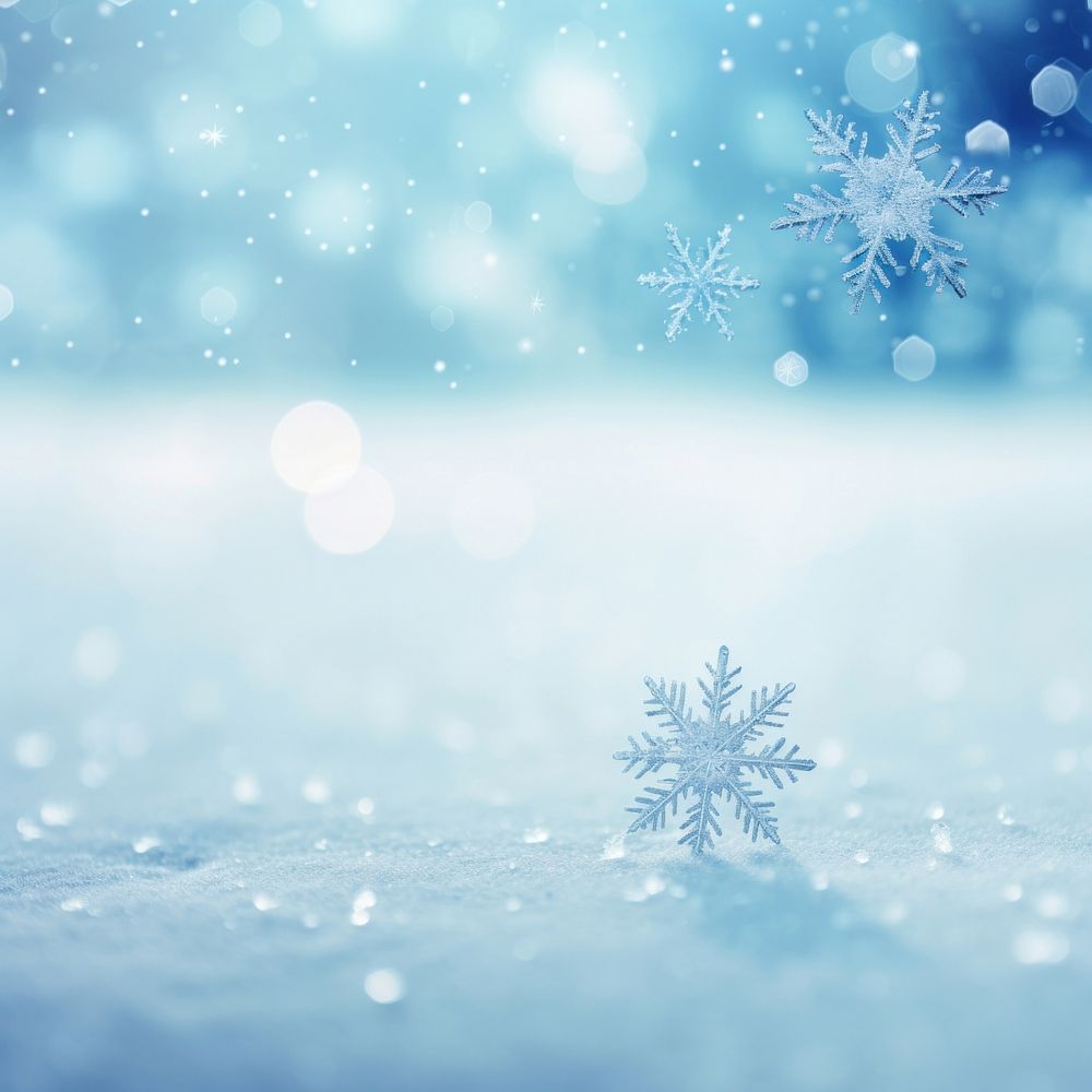 Snowflakes backgrounds outdoors nature. AI generated Image by rawpixel.