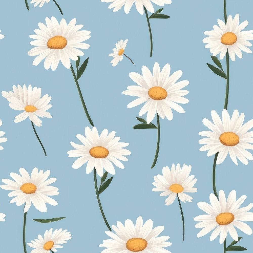 Daisy flower backgrounds . AI generated Image by rawpixel.