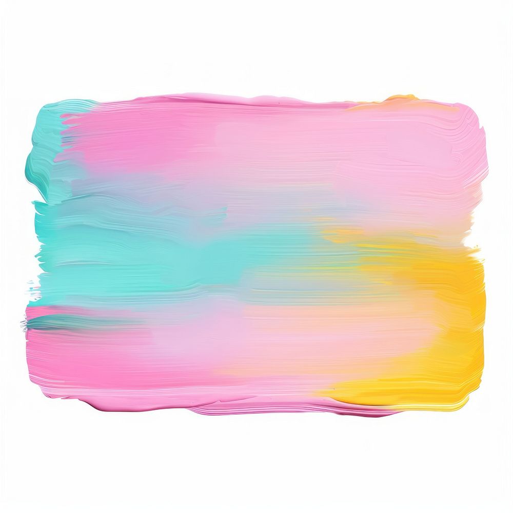 Flat colorful pastel paint brushstroke backgrounds rectangle painting. AI generated Image by rawpixel.