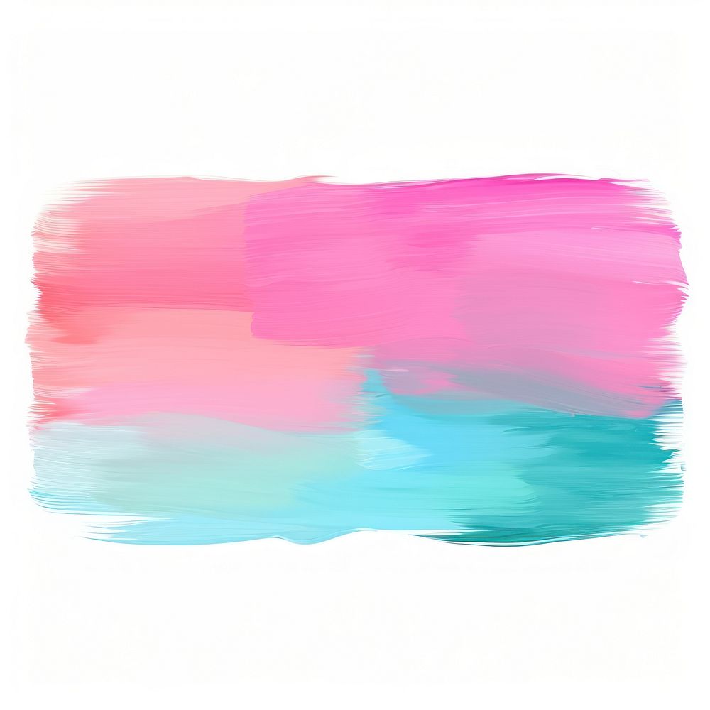 Flat colorful pastel paint brushstroke backgrounds rectangle white background. AI generated Image by rawpixel.