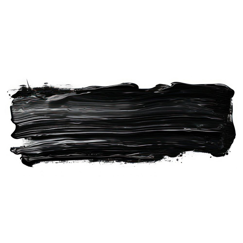 Flat ink black paint brushstroke backgrounds white background monochrome. AI generated Image by rawpixel.