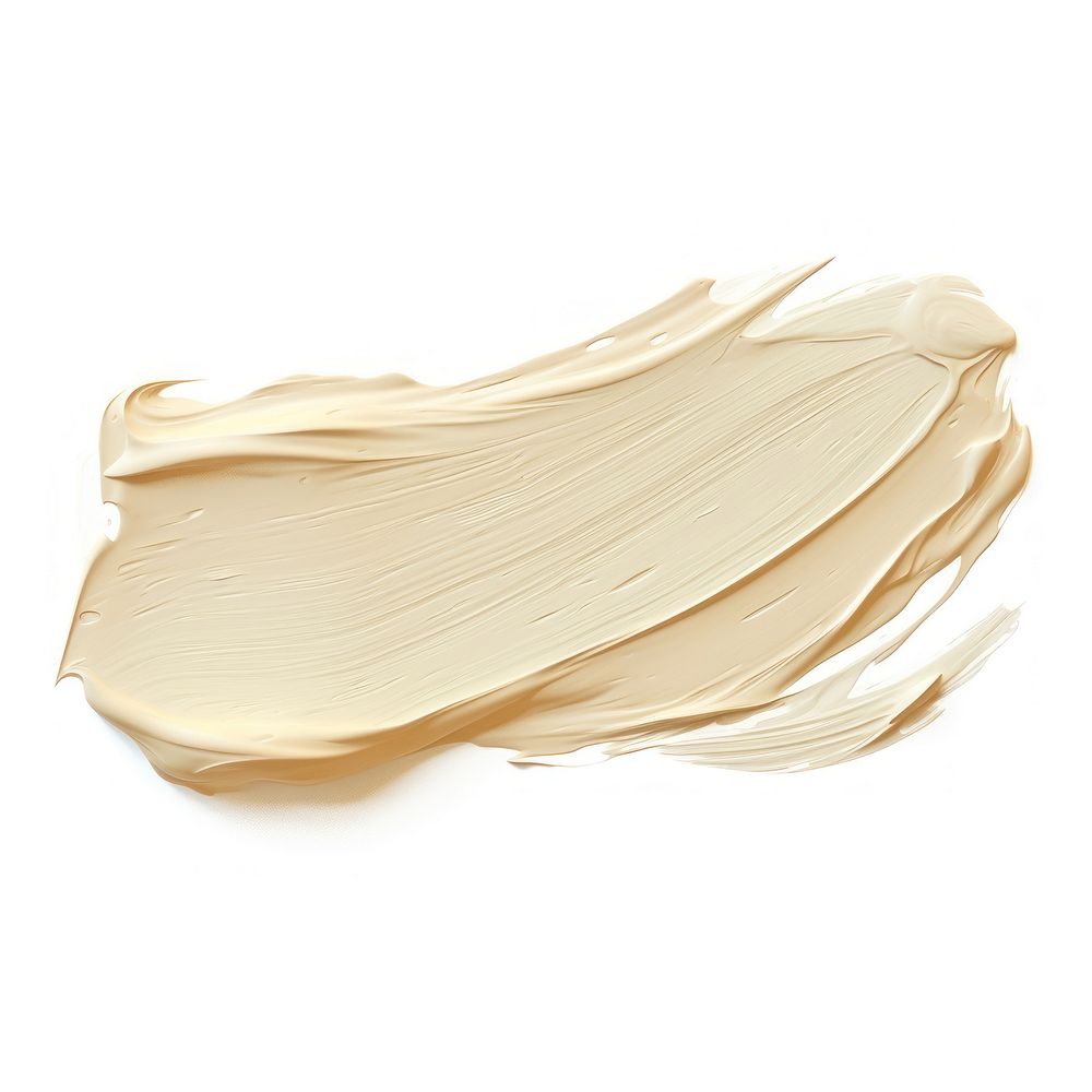 Flat pale Beige paint brushstroke wood white background weaponry. AI generated Image by rawpixel.