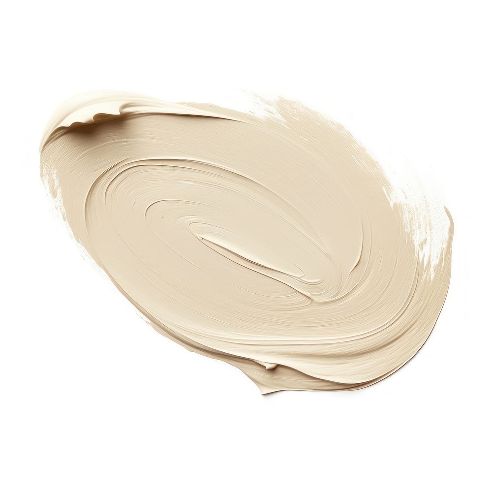 Flat pale Beige paint brushstroke cream white background porcelain. AI generated Image by rawpixel.