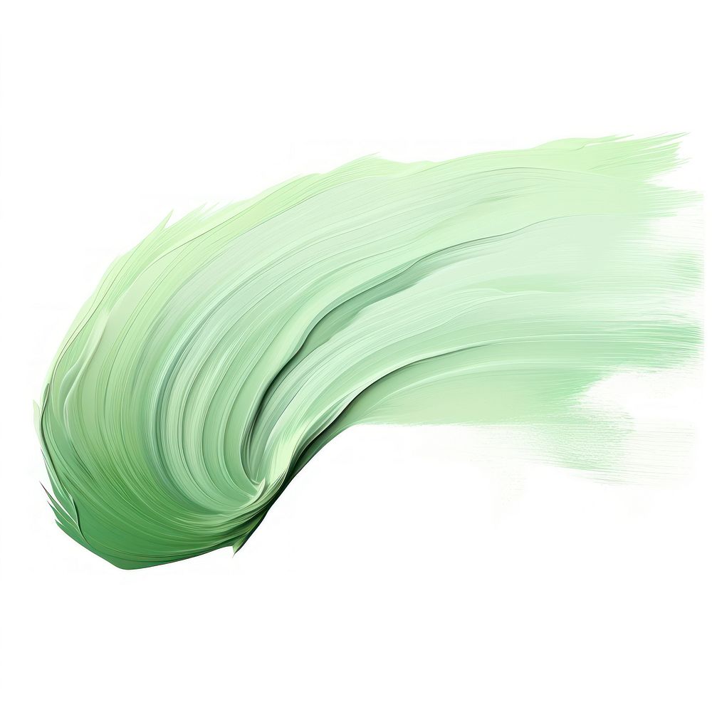 Flat pale green paint brushstroke backgrounds white background vegetable. AI generated Image by rawpixel.