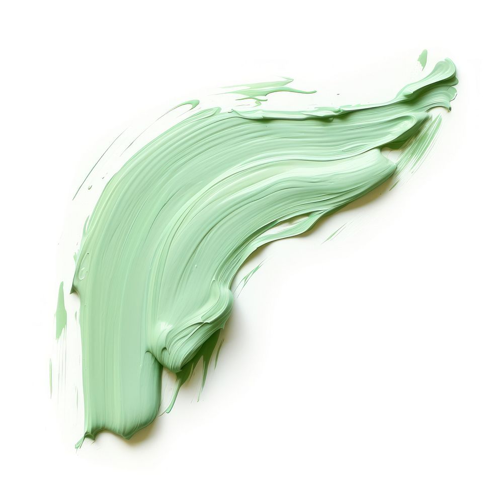 Flat pale green paint brushstroke backgrounds white background splattered. AI generated Image by rawpixel.