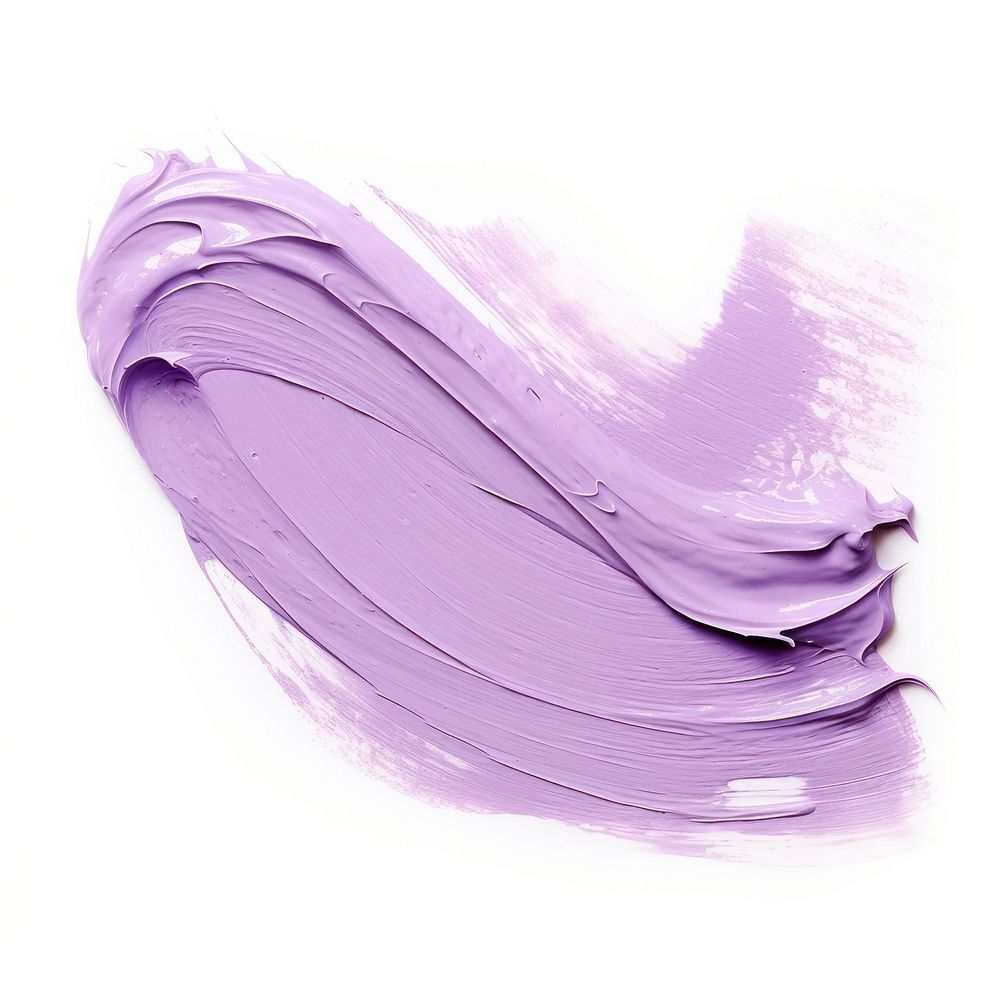Flat pale purple paint brushstroke drawing sketch white background. AI generated Image by rawpixel.