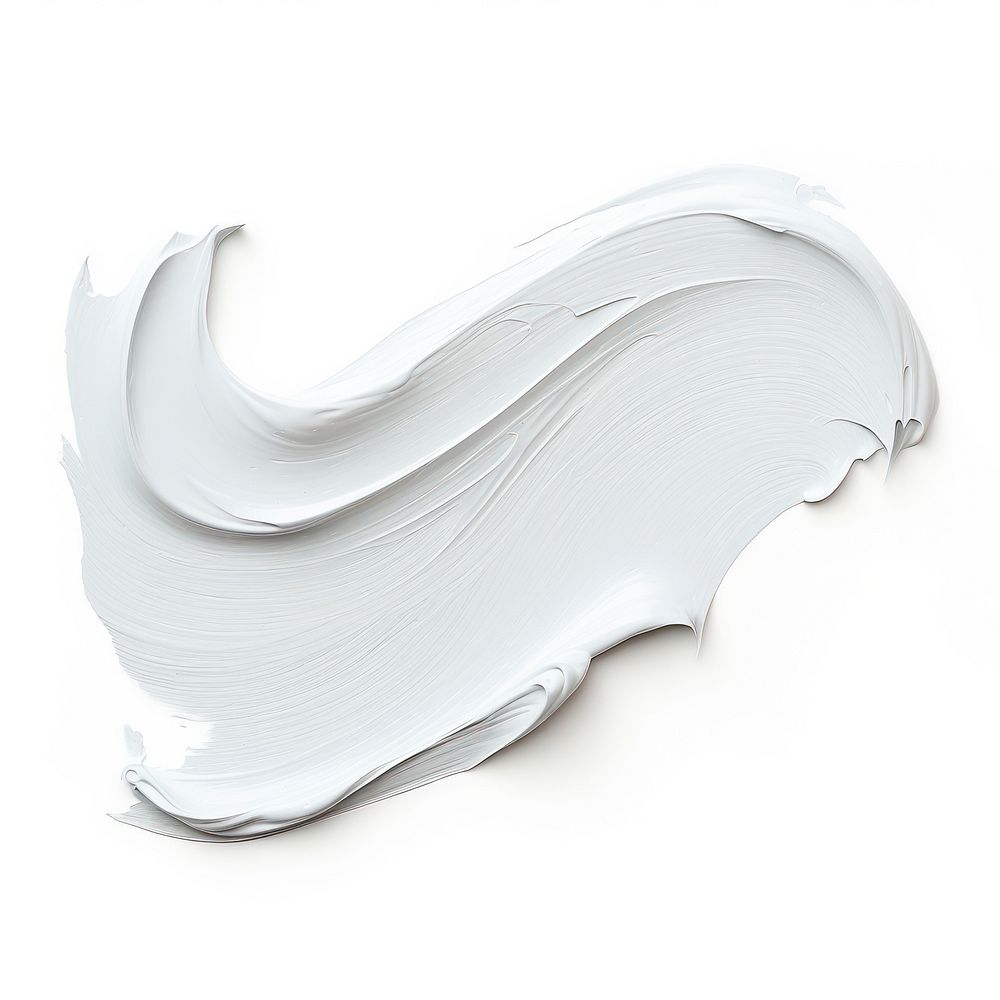 Flat pale white paint brushstroke white background porcelain abstract. AI generated Image by rawpixel.
