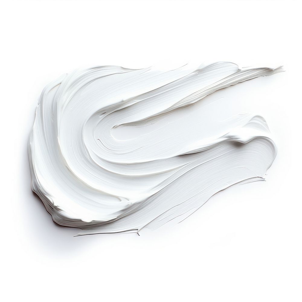 Flat pale white paint brushstroke white background porcelain dessert. AI generated Image by rawpixel.