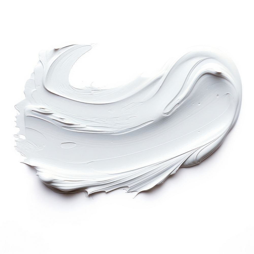 Flat pale white paint brushstroke white background porcelain dishware. AI generated Image by rawpixel.