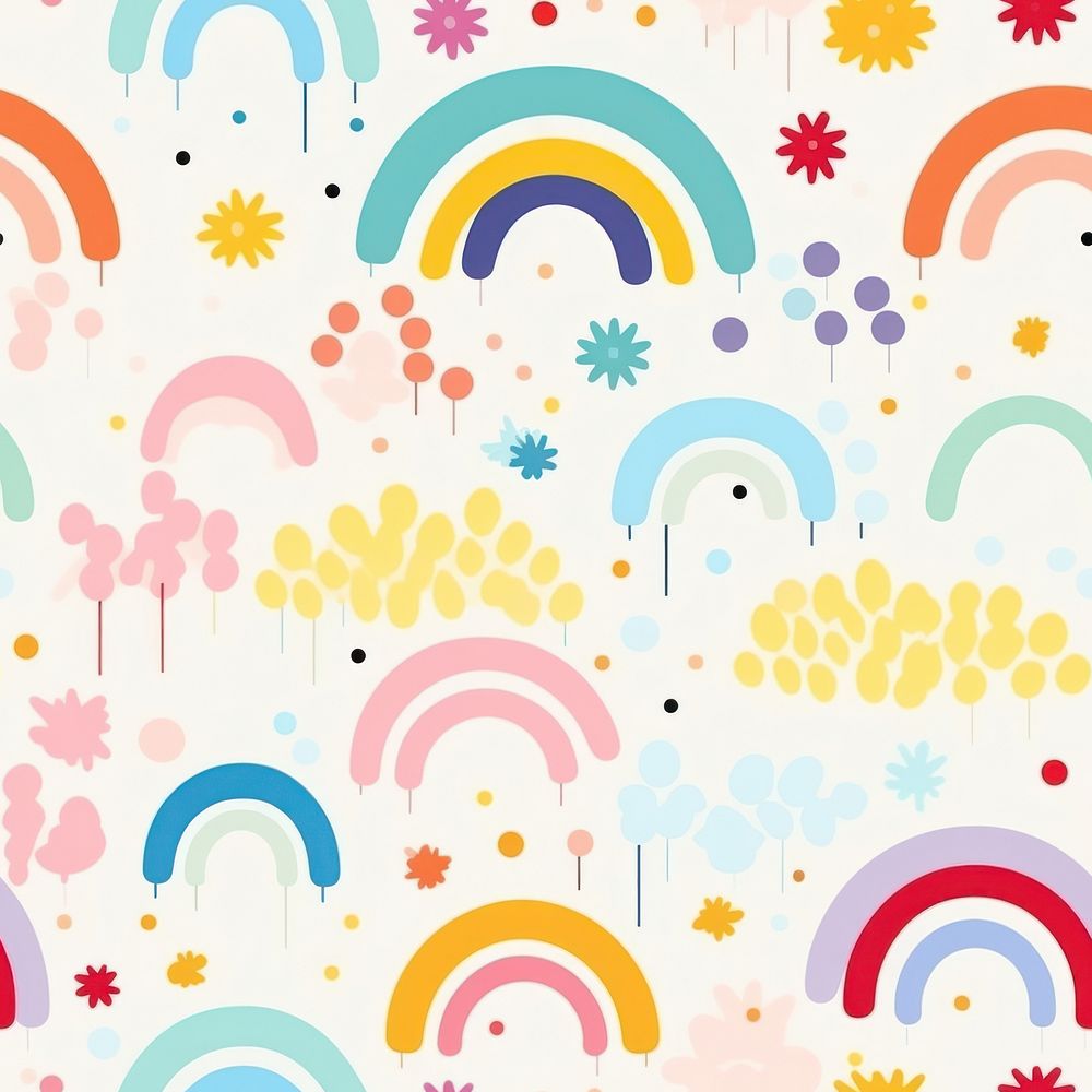 Rainbow pattern backgrounds . AI generated Image by rawpixel.