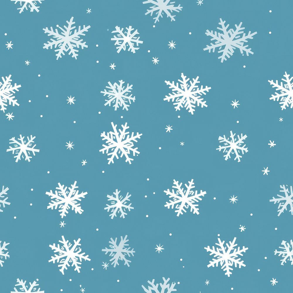 Snow backgrounds snowflake pattern. AI generated Image by rawpixel.