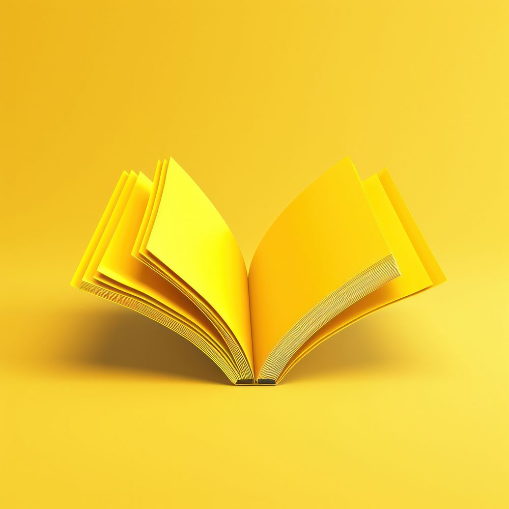 Book yellow publication literature. AI generated Image by rawpixel.