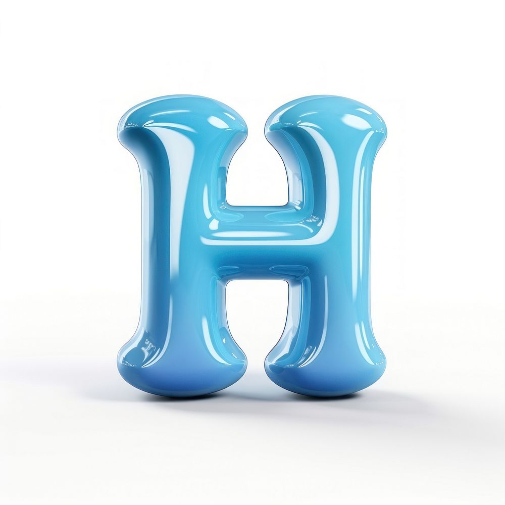 Alphabet H shape symbol text white background. AI generated Image by rawpixel.