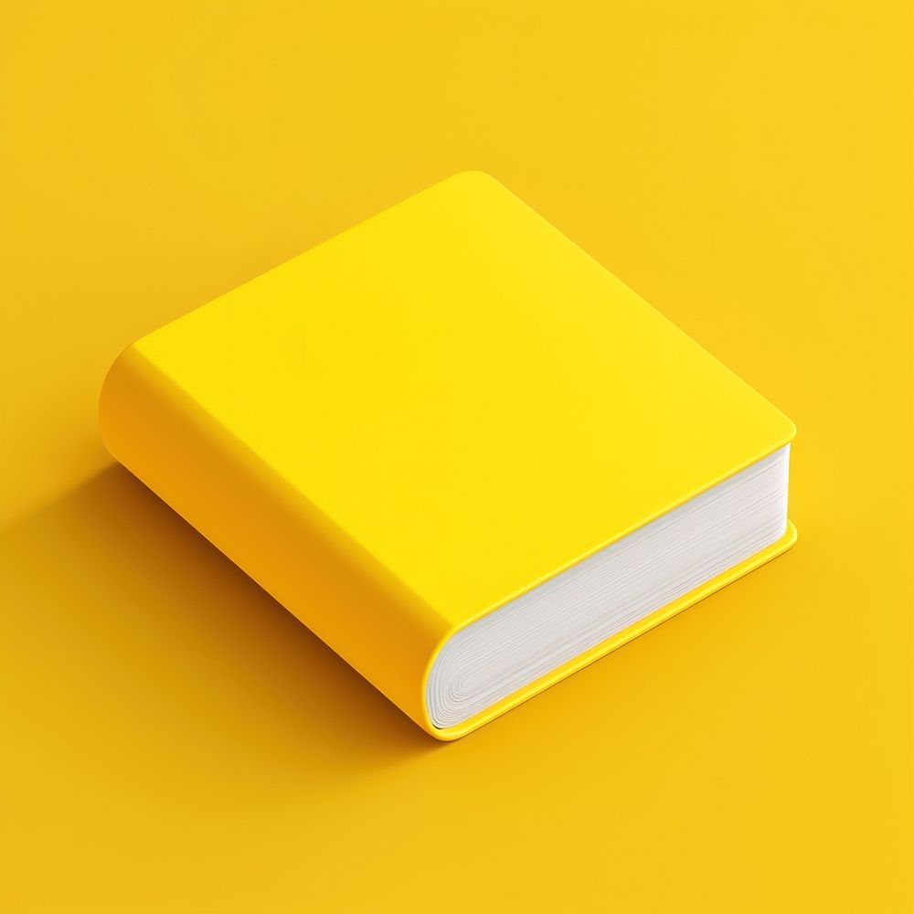 Book yellow publication simplicity. AI generated Image by rawpixel.