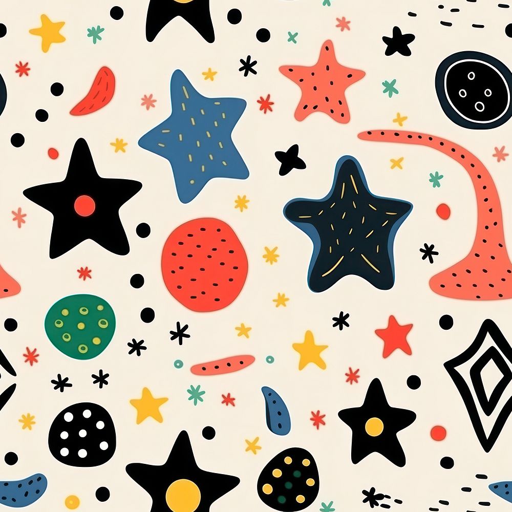 Star pattern backgrounds creativity. AI generated Image by rawpixel.