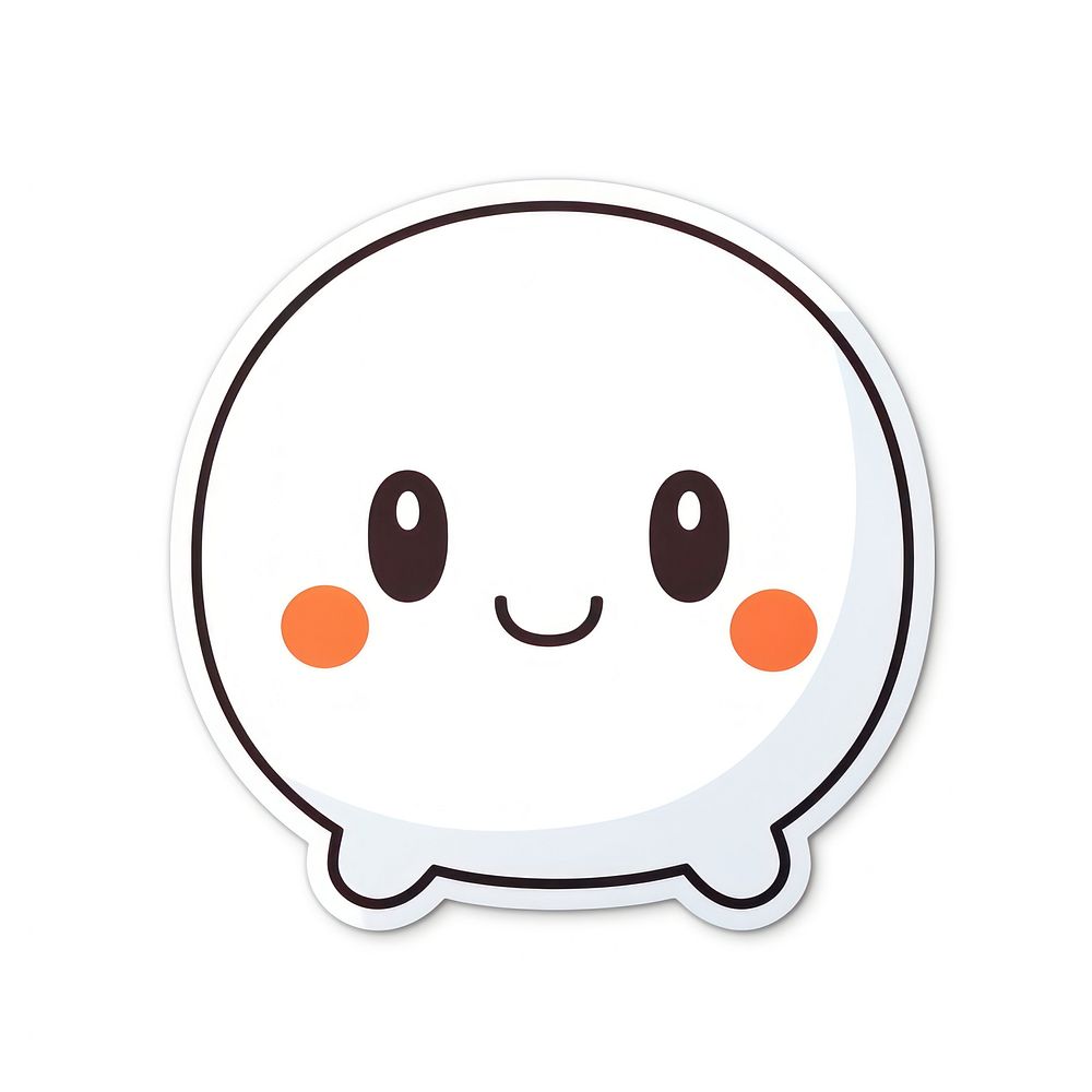Illustration sticker cute anthropomorphic representation. AI generated Image by rawpixel.