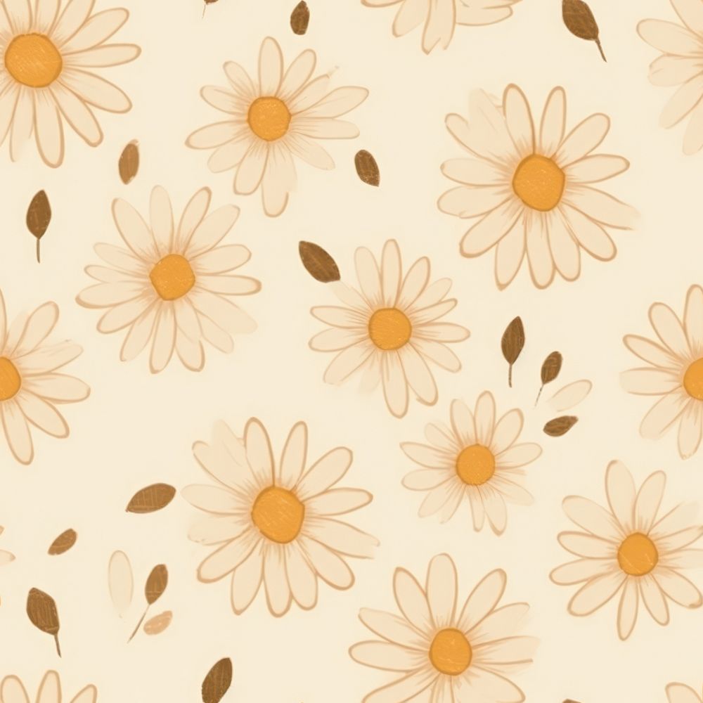 Daisy pattern flower petal. AI generated Image by rawpixel.
