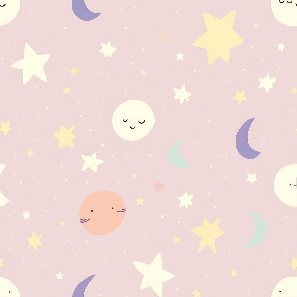 Moon pattern paper constellation. AI generated Image by rawpixel.
