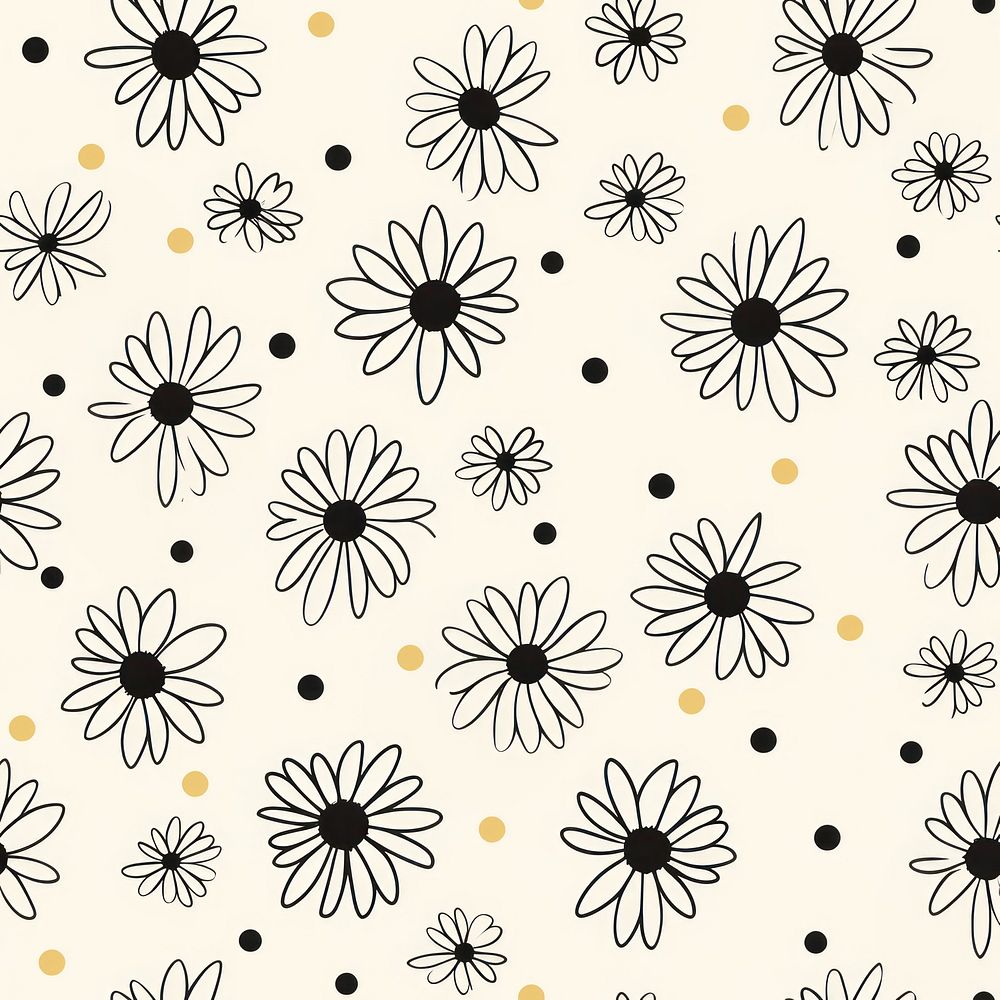 Daisy pattern flower backgrounds. 