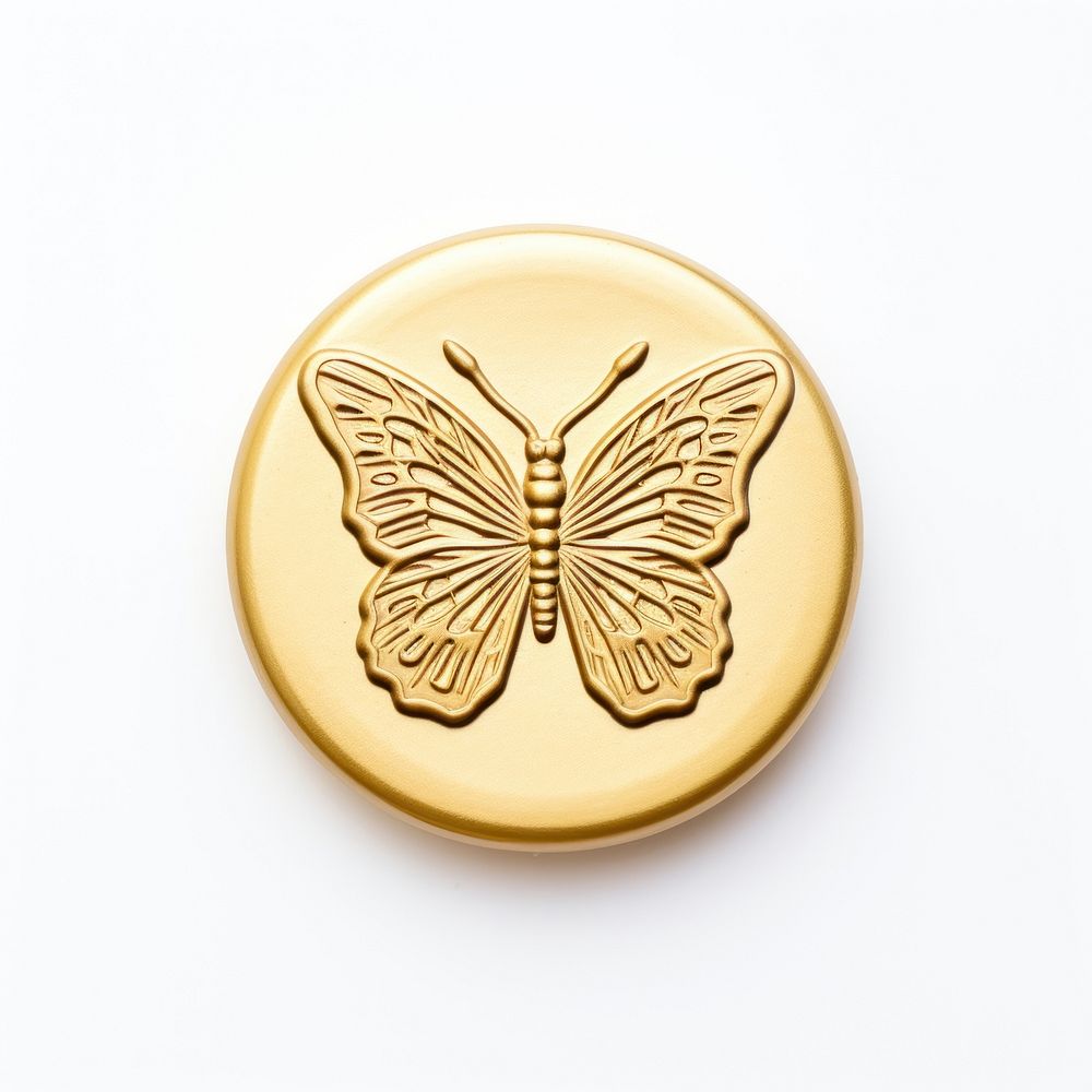 Butterfly pendant jewelry locket. AI generated Image by rawpixel.
