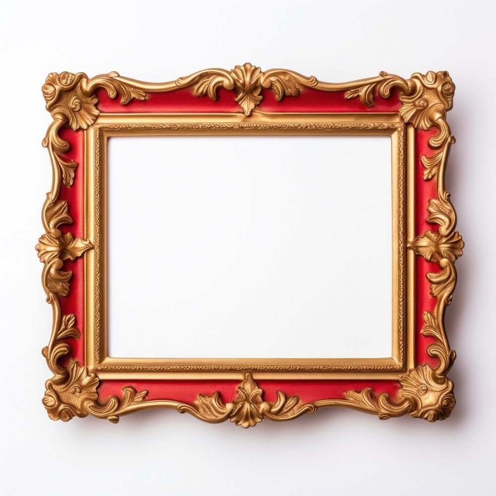 Frame photo gold red. AI generated Image by rawpixel.