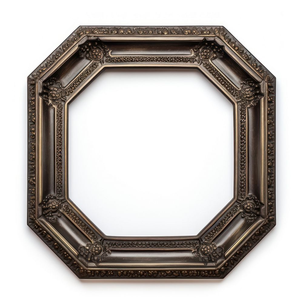 Octagon design frame vintage photo white background architecture. AI generated Image by rawpixel.