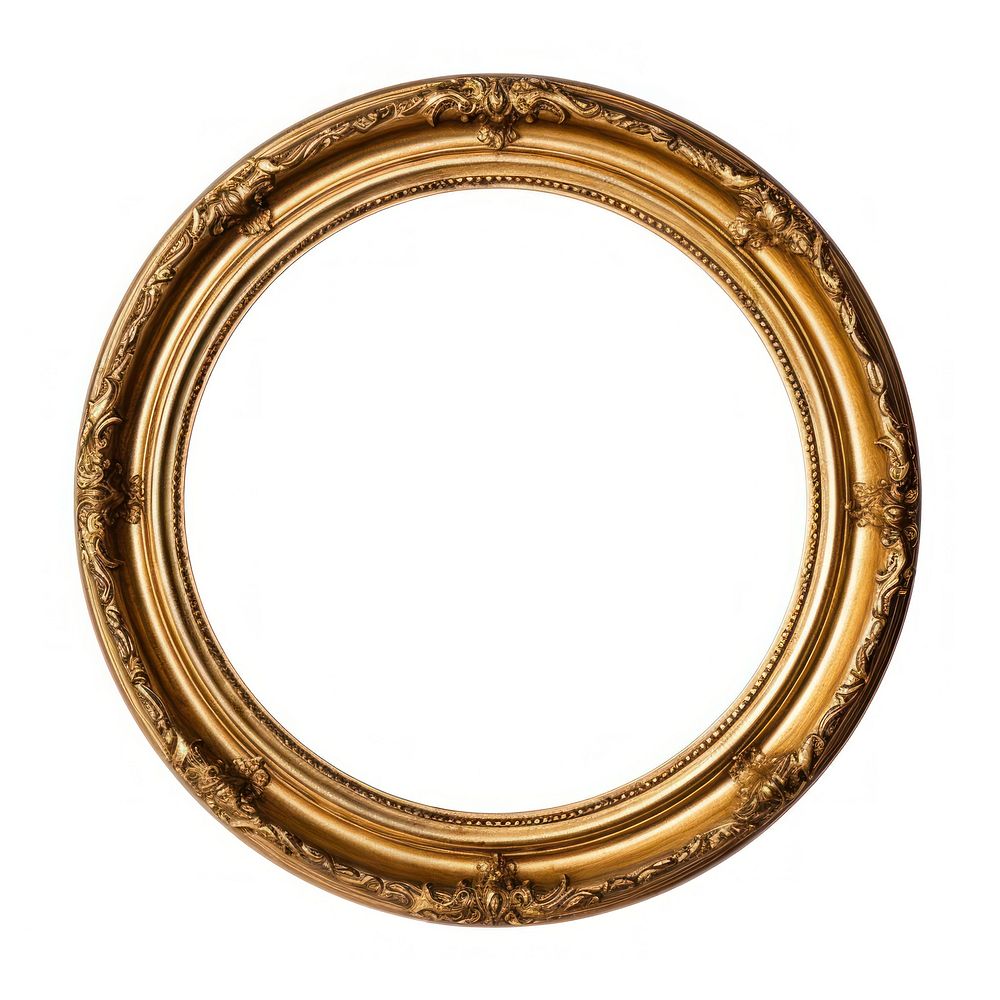 Gold Circle black jewelry circle frame. AI generated Image by rawpixel.