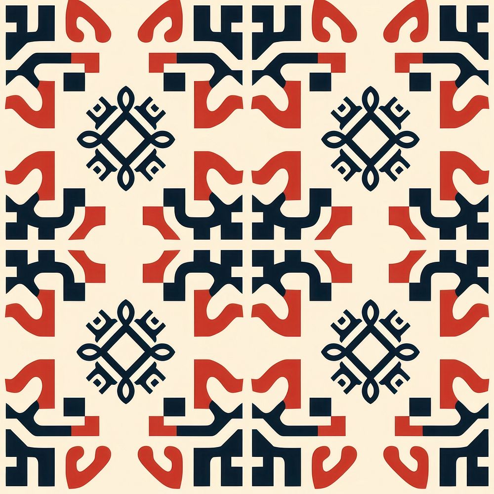 Chinese pattern backgrounds shape repetition. AI generated Image by rawpixel.