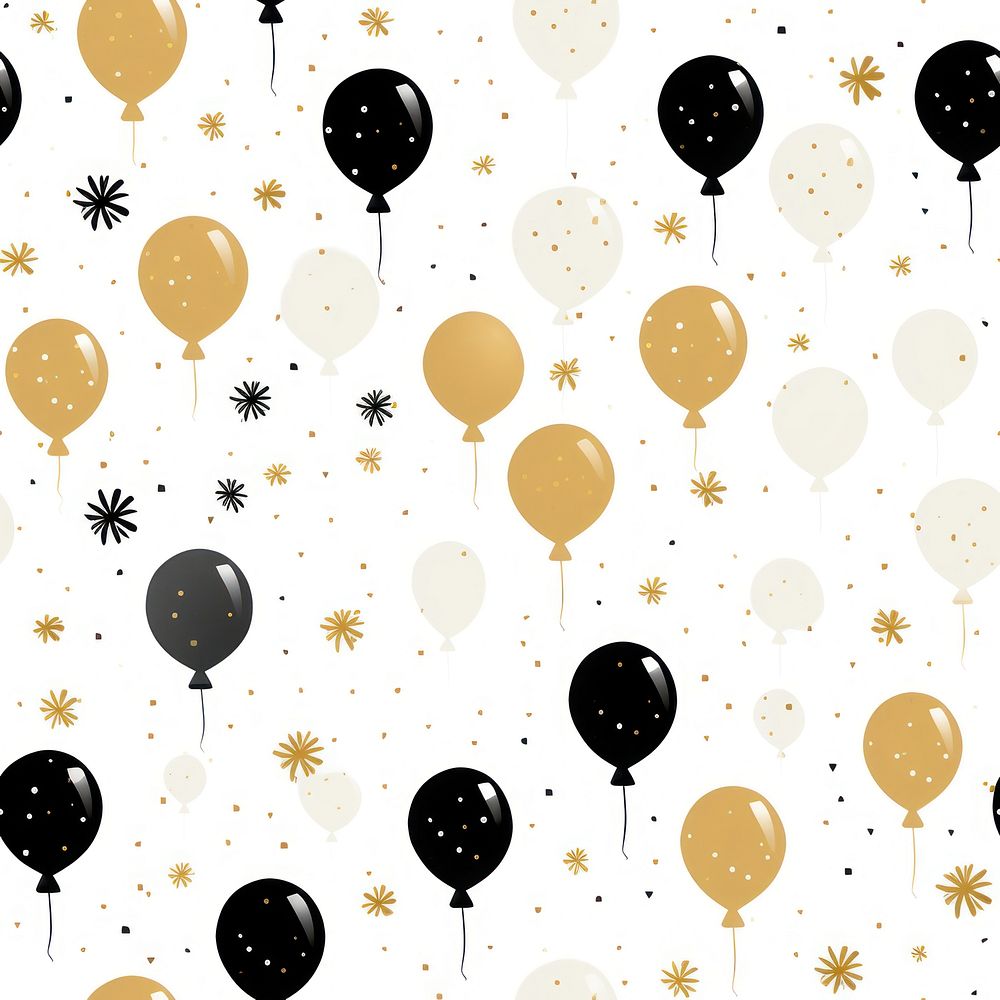 Balloon balloon pattern backgrounds. AI generated Image by rawpixel.