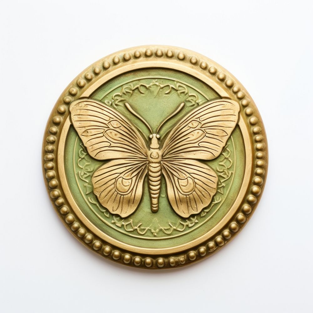 Butterfly jewelry pendant locket. AI generated Image by rawpixel.