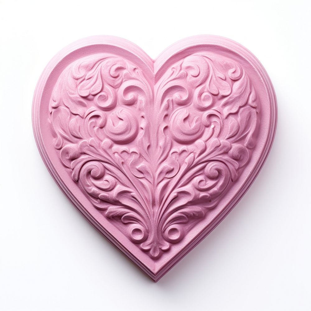 Heart white background accessories creativity. AI generated Image by rawpixel.